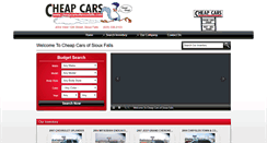 Desktop Screenshot of cheapcarsofsiouxfalls.com
